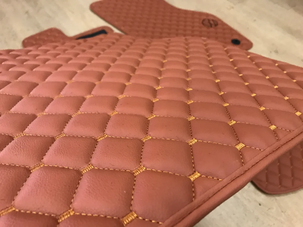 3D Logolu Deri Paspas -Taba Renk