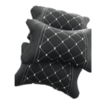 Kapitone Siyah Beyaz Dikişli Boyun Yastığı